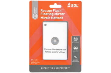 Image of Survive Outdoors Longer Rescue Flash Floating Mirror, White, 0140-1004