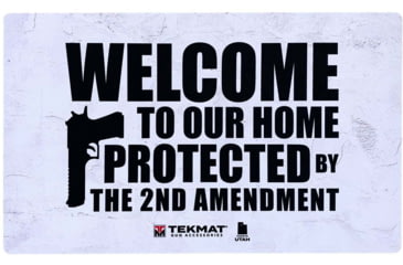 Image of TekMat Right To Bear Arms Door Mat, TEK-42-2AMEND