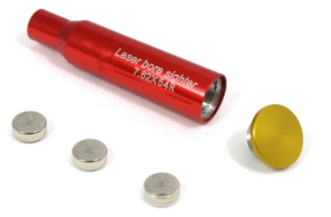 Image of EDEMO Tiger Rock 7.62x39mm Cartidge Laser Bore Sighter, Red, LBS762X39N, EDEMO3