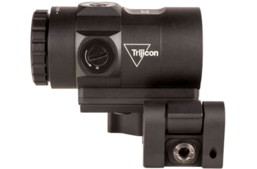 Image of Trijicon MRO HD 3X Red Dot Sight Magnifiers w/Adjustable Height Quick Release, Flip to Side Mount, Black, 2600001