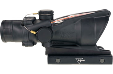 Image of Trijicon ACOG Rifle Scope, 4x32, Dual Illuminated Red Horseshoe/Dot Reticle w/Colt Knob Thumscrew Mount, Black, 100581