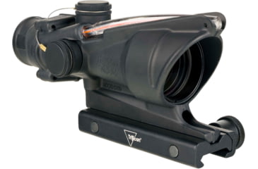 Image of Trijicon ACOG Rifle Scope, 4x32, Dual Illuminated Red Horseshoe/Dot Reticle w/Colt Knob Thumscrew Mount, Black, 100581