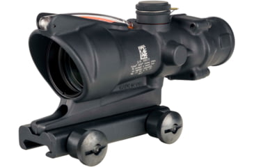 Image of Trijicon ACOG Rifle Scope, 4x32, Dual Illuminated Red Horseshoe/Dot Reticle w/Colt Knob Thumscrew Mount, Black, 100581