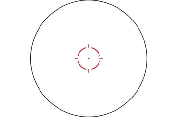 Image of Trijicon MRO HD 1x25mm Red Dot Sights, 68 MOA Reticle w/ 2.0 MOA Dot, No Mount, Angled Glass, Black, 2200050