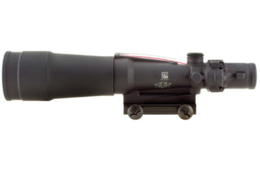 Image of Trijicon TA55A ACOG 5.5x50 Rifle Scope, Red Chevron BAC Flattop .308 Reticle and Flat Top Adapter