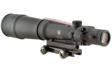 Image of Trijicon TA55A ACOG 5.5x50 Rifle Scope, Red Chevron BAC Flattop .308 Reticle and Flat Top Adapter