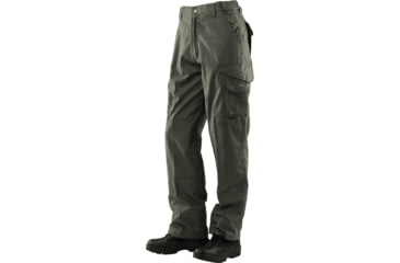 Image of TRU-SPEC 24-7 Series Tactical Teflon Pants - Mens, PolyCotton Ripstop, Olive Drab, Unhemmed, Waist 28 in, Inseam 37 in, 1064082