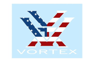 Image of Vortex Stars and Stripes Logo Decal, Red White Blue, 122-44-RWB