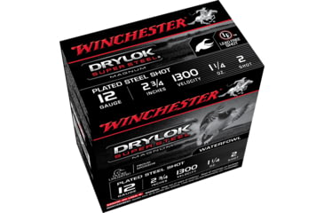 Image of Winchester Drylok 12 Gauge 1 1/4 oz 2.75in Centerfire Shotgun Ammo, 25 Rounds, XSM122