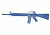 Blueguns AR15 A2 Fwd Rail, Blue, FSAR15R