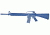 Blueguns AR15 A2 Fwd Rail, Blue, FSAR15R