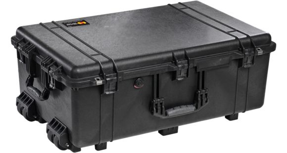 Image of Pelican Protect Case, Wheels, Large, Black, Foam, 1650-000-110