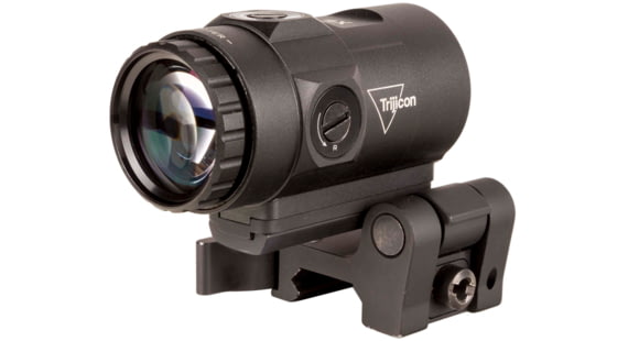 Image of Trijicon MRO HD 3X Red Dot Sight Magnifiers w/Adjustable Height Quick Release, Flip to Side Mount, Black, 2600001