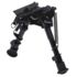 Firefield Stronghold Bipod w/Lever, 6-9in, Black, FF34026