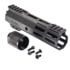 TRYBE Defense Magnite Ultra Function Lightweight Handguard, Cut Top Rail, M-LOK, Black, 7in, MGHDG-V1-7CR-BL