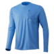 HUK Performance Fishing Icon X Long Sleeve Pocket Shirt - Mens, Carolina Blue, Small, H1200284-420-S