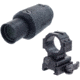 Aimpoint 3X-C Red Dot Magnifier, Black, 200273 w/ Leapers UTG 30mm Flip-to-Side, Picatinny/Weaver QD Ring Mount