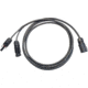 B&amp;W International Cable For Connecting A Standard 12 V Solar Panel, Black, 106545