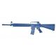 Blueguns Colt AR-15 Training Guns, Not Weighted, No Light/Laser Attachment, Rifle, Fwd Rail, Blue, FSAR15R