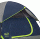 Coleman Sundome 3-Person Tent w/ Rainfly, Navy/Grey, 7x7ft, 2000036414