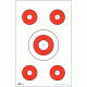 EZ2C Targets Style 3 Targets,11x17in,Red and Black Ink,Pack of 25 EZ2C003