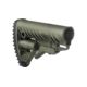 FAB Defense AR-15/M4 Stock With Battery Storage And Rubber Buttpad, OD Green, FX-GLR16G