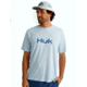 HUK Performance Fishing Huk Logo Tee - Mens, Ice Water, 2XL, H1000390-476-XXL