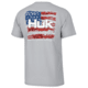 HUK Performance Fishing KC Fly Flag Tee - Mens, Harbor Mist, S, H1000483-034-S