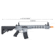 Lancer Tactical Gen 2 ProLine M4 SPR Interceptor Airsoft AEG Rifle, Gray, LT-25Y-G2-ME