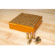 Lyman Ammo Checker Block, 9mm, 100 Hole, Brown, 7833036