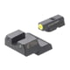 Night Fision Tritium Front Night Sight Set, CZ 75/85, Yellow Front, Black, CZU-079-003-YGZG