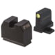 Night Fision Optics Ready Stealth SIG Sauer Night Sight Set, SIG P320 w/ DPP/509t/Acro, Yellow Front Ring, Blank Rear Sight, SIG-180-455-440-YGZX