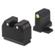 Night Fision Optics Ready Stealth SIG Sauer Night Sight Set, Sig P320 w/ DPP/509t/Acro, Yellow Front, Black, SIG-180-455-440-YGZG