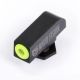 Night Fision Perfect Dot Front Night Sight Only, Yellow w/Green Tritium, All Glock, GLK-000-001-YGXX