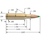 Nosler Custom Rifle Brass .300 Remington Short Action Ultra Magnum, 25ct, 10228