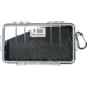 Pelican 1060 Micro Water/Crushproof Dry Box, 9.37x5.56x2.62in - Clear Black w/Carabiner