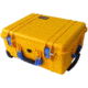 Pelican 1654 Large Crushproof Wheeled Dry Case, 30.75x20.5x11.6in, Yellow w/ Liner &amp; Padded Dividers 1650-024-240