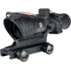 Trijicon ACOG Rifle Scope, 4x32, Dual Illuminated Red Horseshoe/Dot Reticle w/Colt Knob Thumscrew Mount, Black, 100581