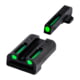 TruGlo Tritium/Fiber Optic Night Sight Set, Green #6 Front, #8 Rear - Sig, TG-TG131ST2