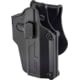 TRYBE Tactical Universal Holster w/ Paddle and Belt Clip, Right, Black, TRT-UH-PBCKIT-BL