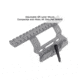 UTG Pro ACCU-SYNC QR AK Side Mount, Universal, 2 Slots, Matte Black Anodized Steel-reinforced 6061-T6 Aluminum, Black, MT-UAK01