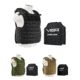 Vism 2964 Series Quick Release Plate Carrier w/ Two Ballistic Plates, Black, Green, Tan