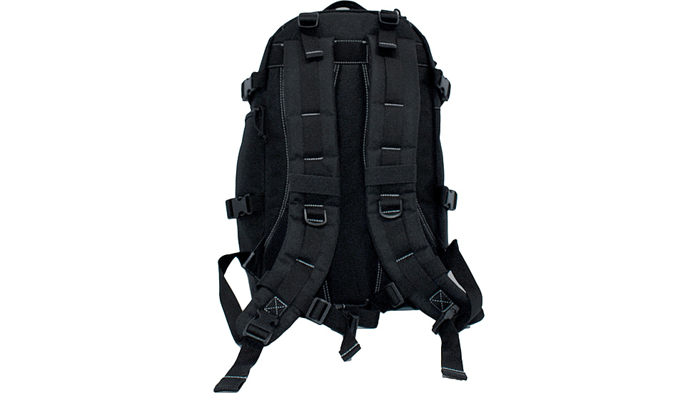 Advance Warrior Solutions Spear 3 Day Backpack, 30 L, 600D PU, Black, S3DPB-BL