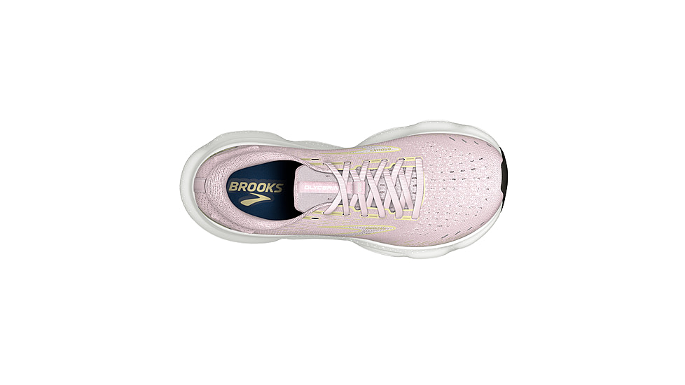 Brooks Glycerin 20 Running Shoes - Womens, Medium, Pink/Yellow/White, 6.0, 1203691B656.060