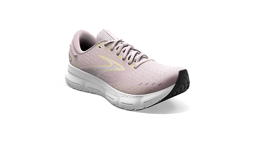 Brooks Glycerin 20 Running Shoes - Womens, Medium, Pink/Yellow/White, 6.0, 1203691B656.060