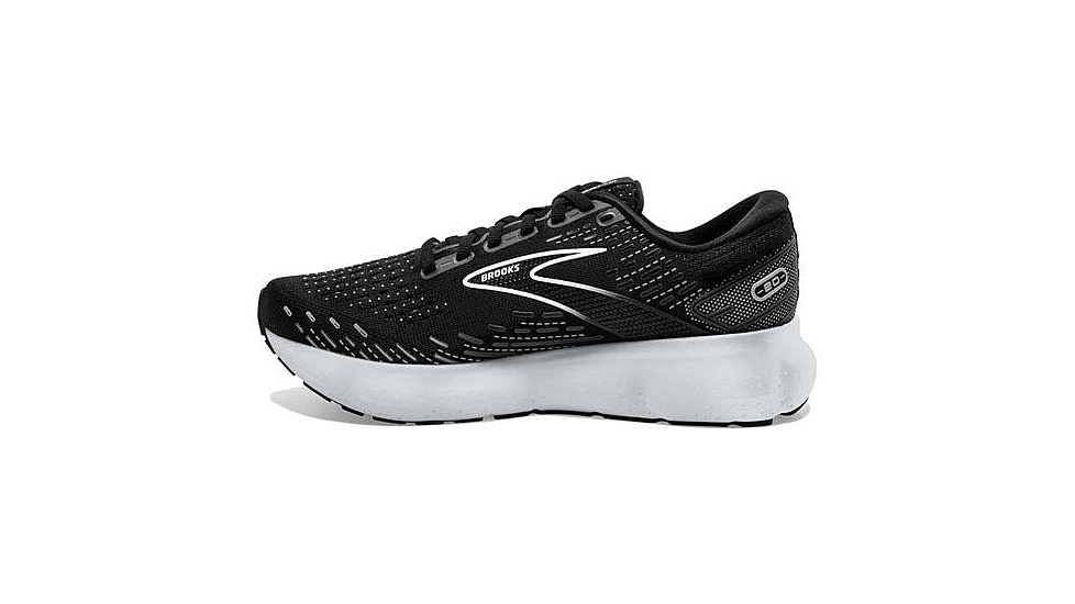 Brooks Glycerin 20 Running Shoes - Womens, Medium, Black/White/Alloy, 8.5, 1203691B059.085