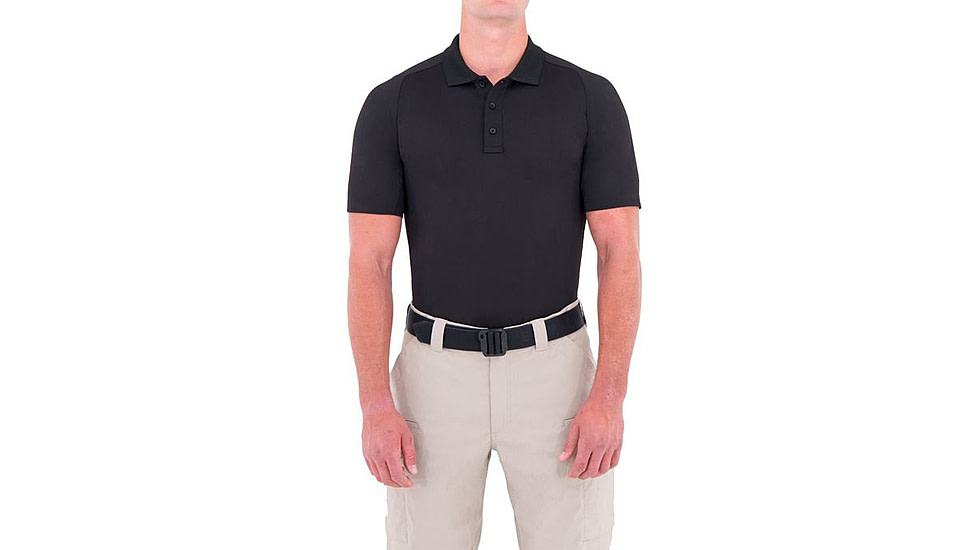 First Tactical Mens Performance Ss Polo, Black, Small 112509-019-S