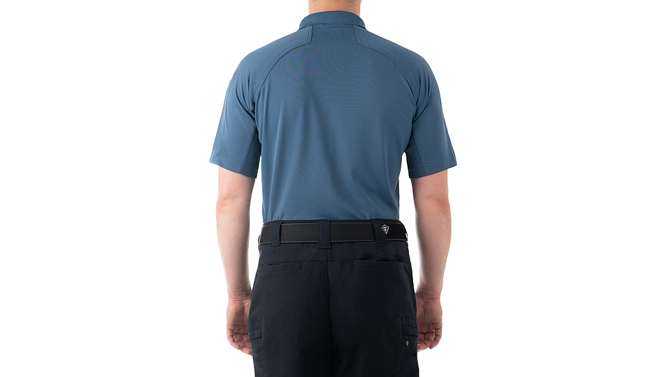 First Tactical Performance Short Sleeve Polo - Mens, French Blue, Regular/3XL, 112509-484-3XL