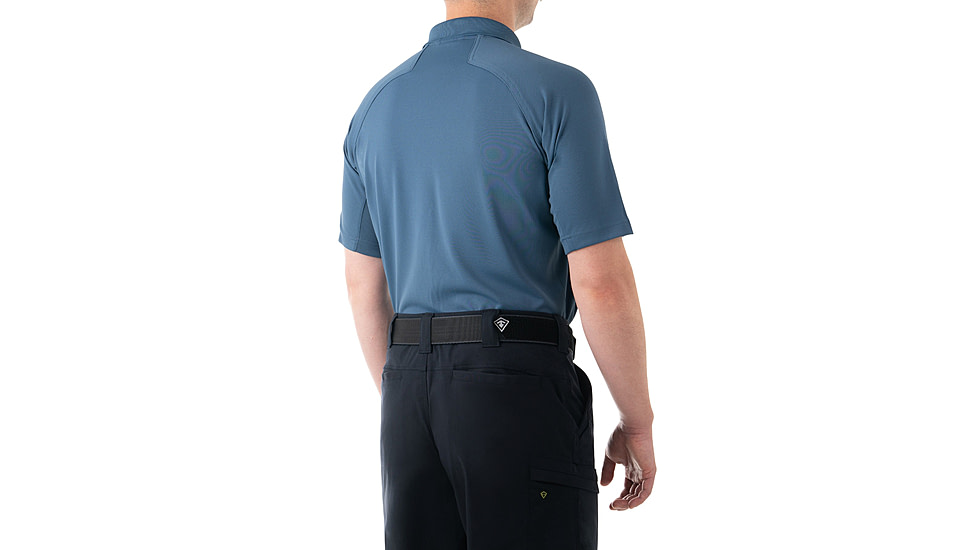 First Tactical Performance Short Sleeve Polo - Mens, French Blue, Regular/3XL, 112509-484-3XL