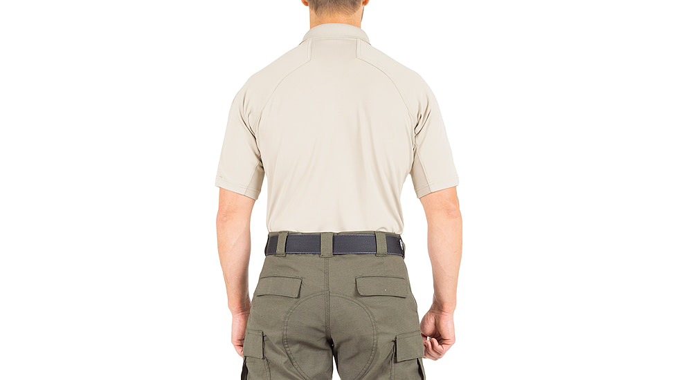 First Tactical Performance Short Sleeve Polo - Mens, Silver Tan, 3XL, 112509-065-3XL